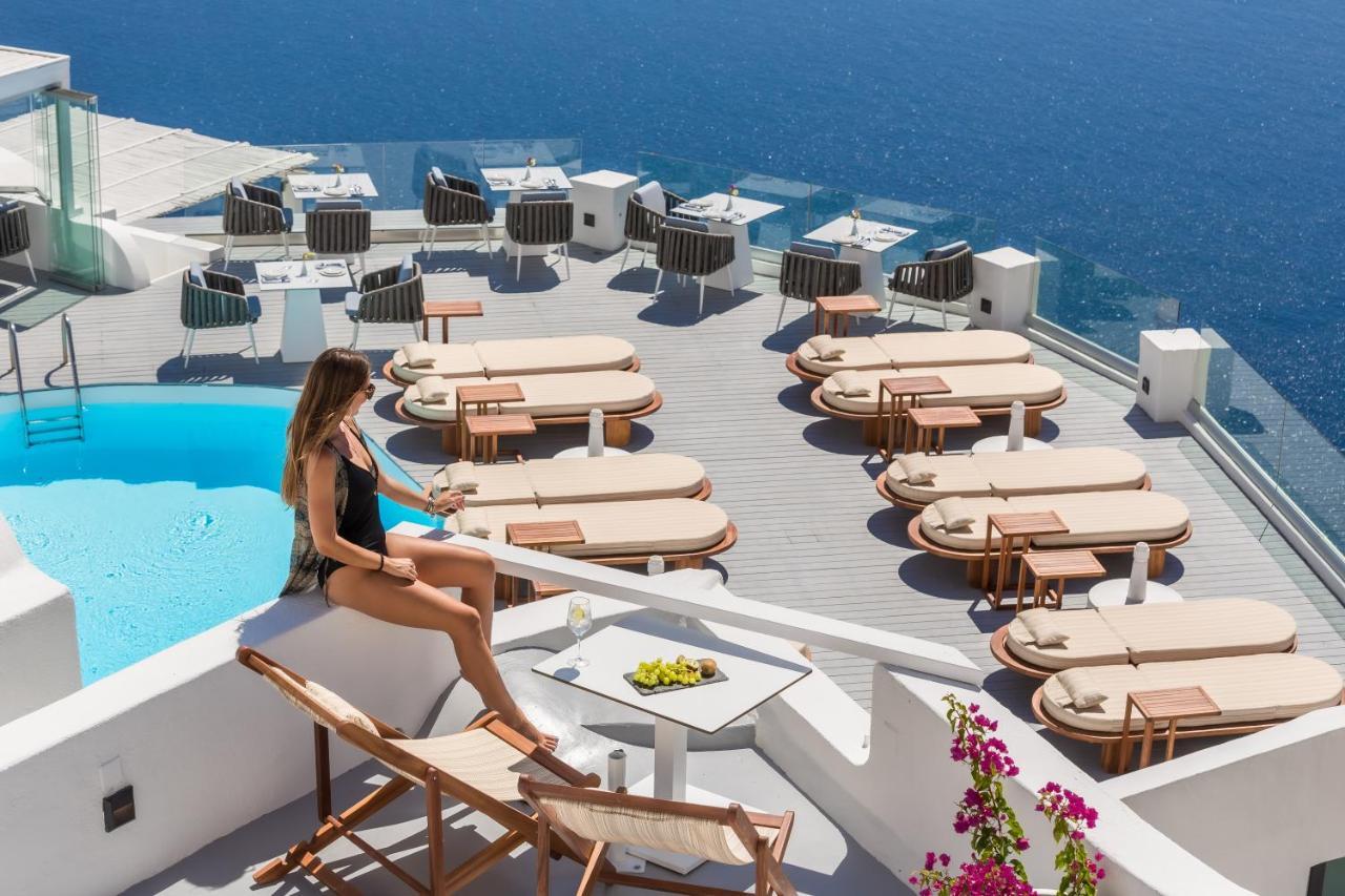 Sun Rocks Boutique Hotel (Adults Only) Firostefani Bagian luar foto