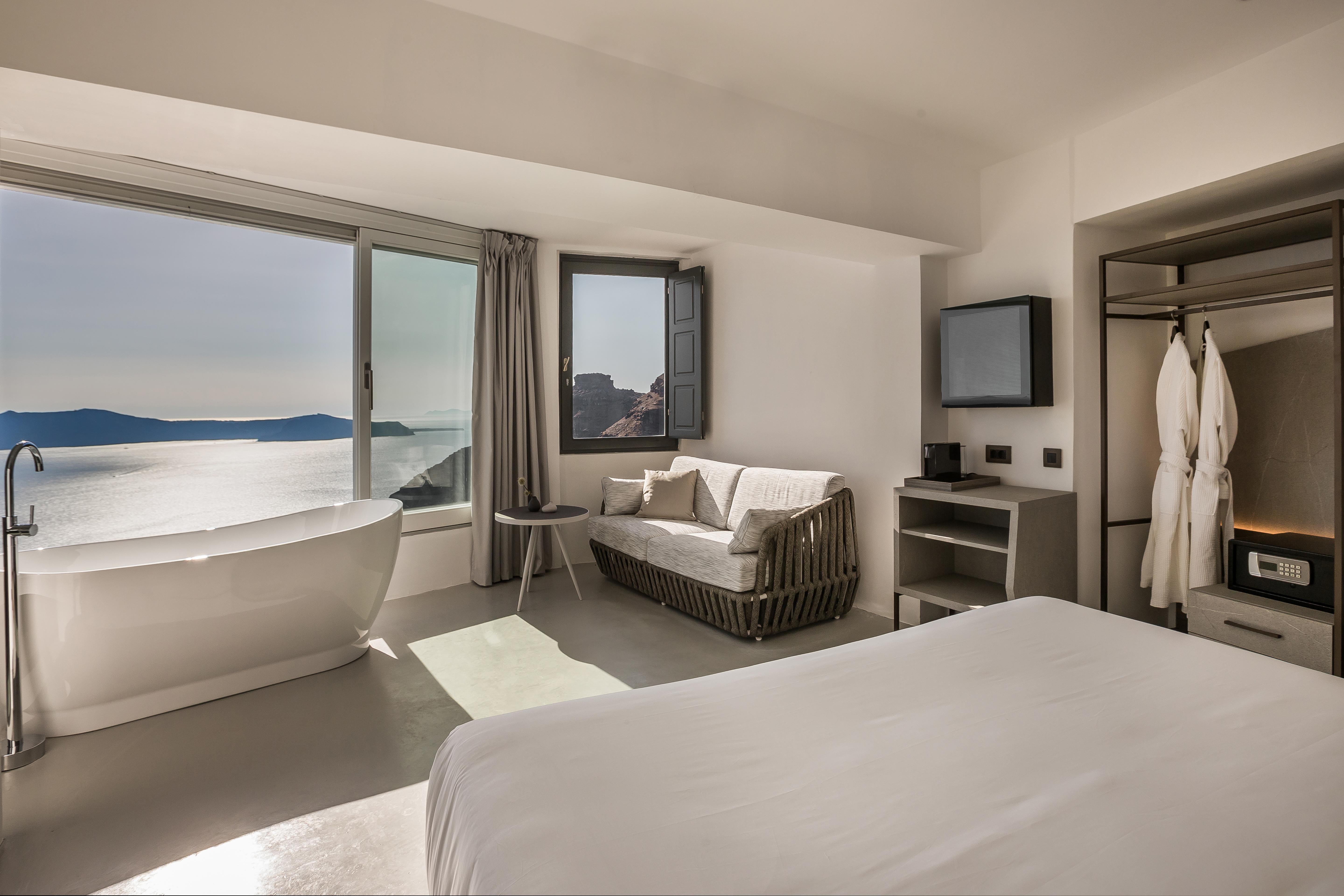 Sun Rocks Boutique Hotel (Adults Only) Firostefani Bagian luar foto
