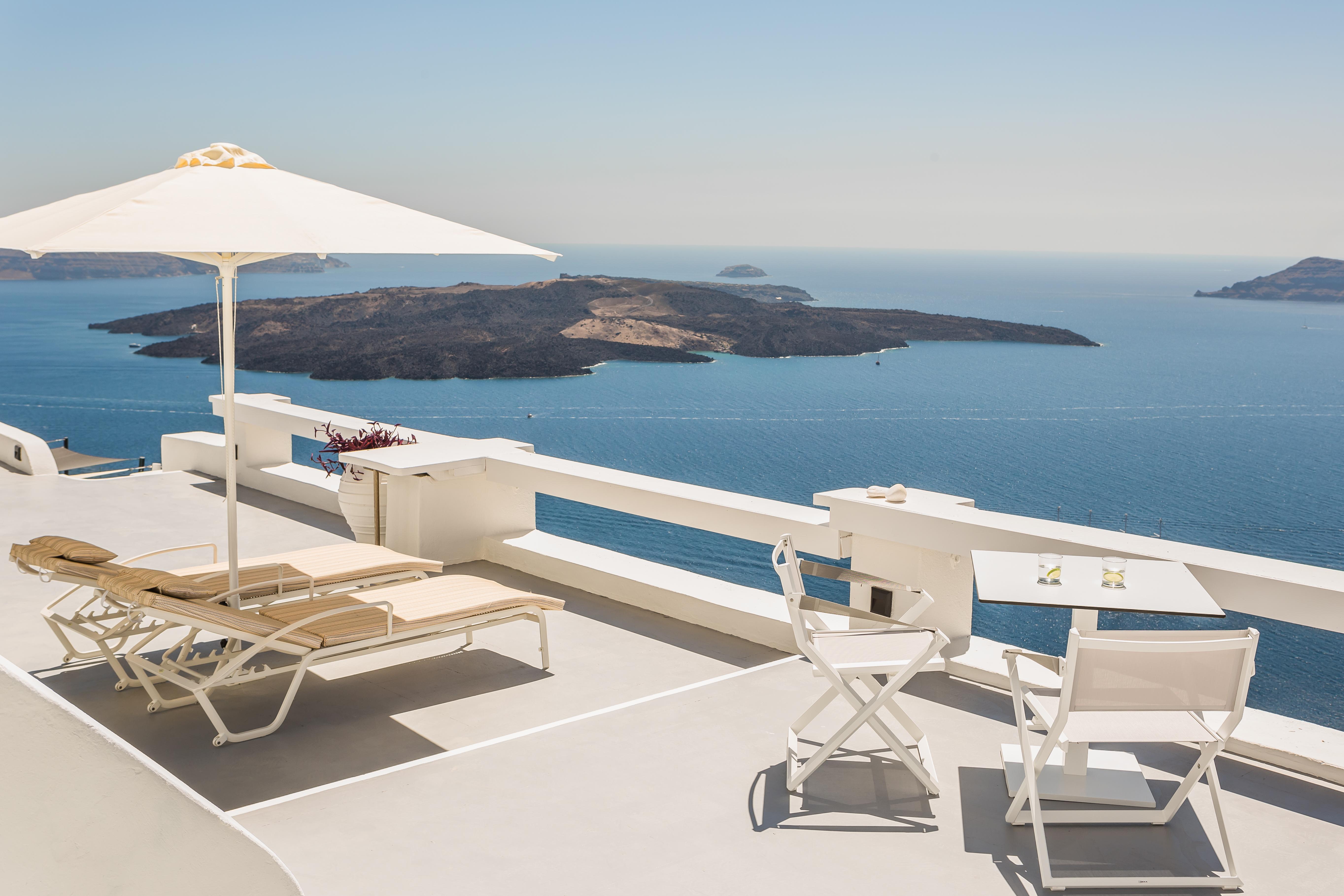 Sun Rocks Boutique Hotel (Adults Only) Firostefani Bagian luar foto