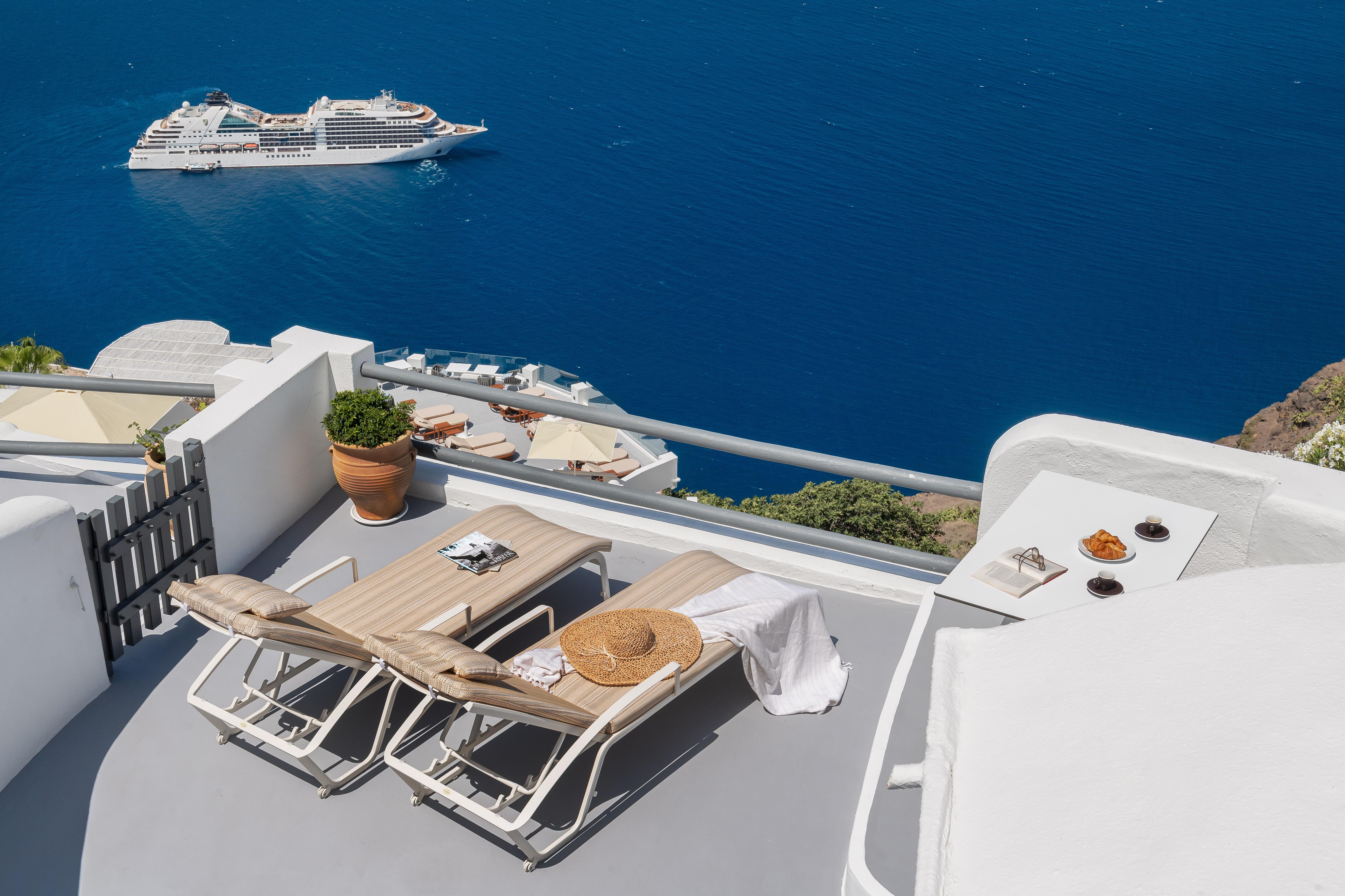 Sun Rocks Boutique Hotel (Adults Only) Firostefani Bagian luar foto