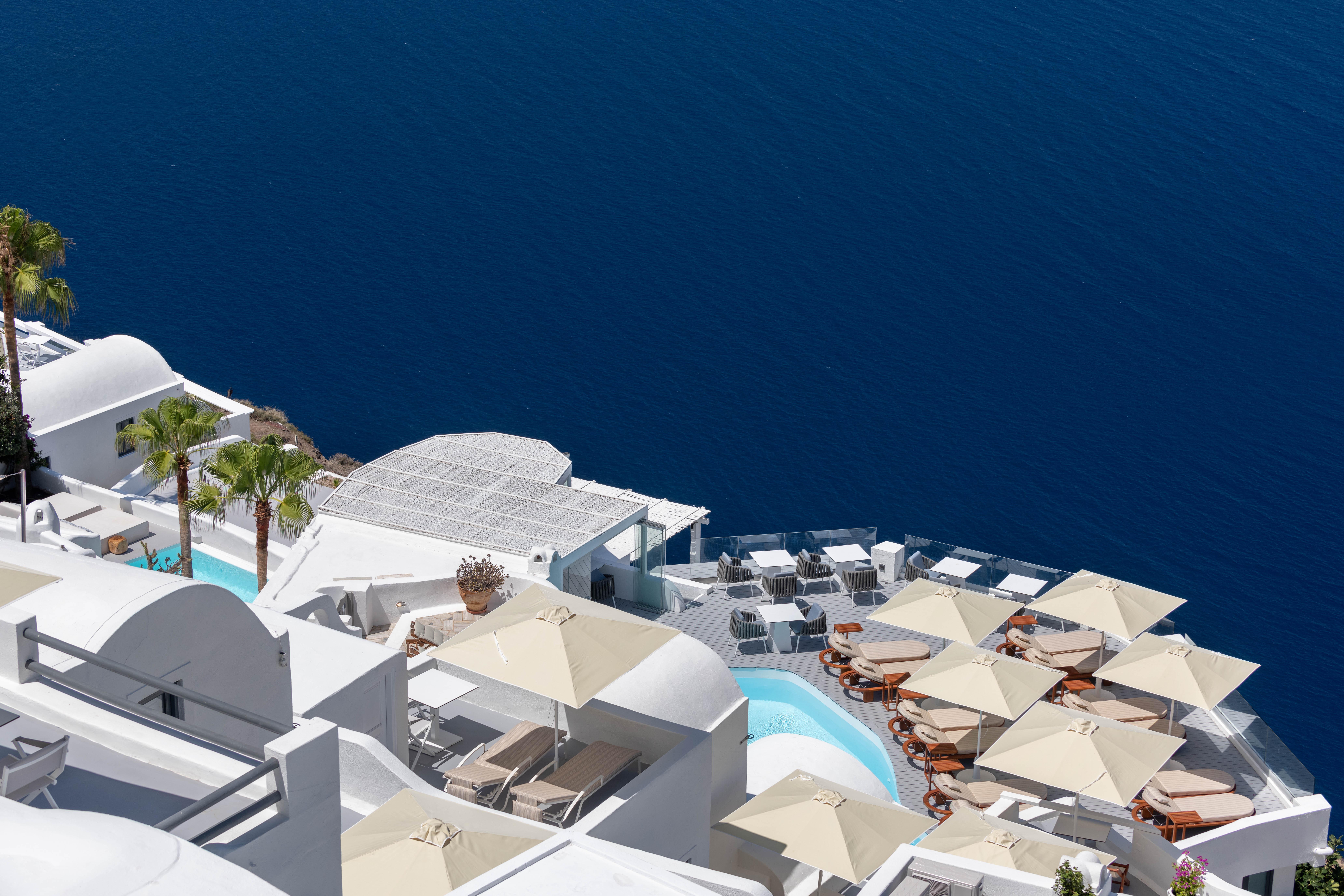 Sun Rocks Boutique Hotel (Adults Only) Firostefani Bagian luar foto