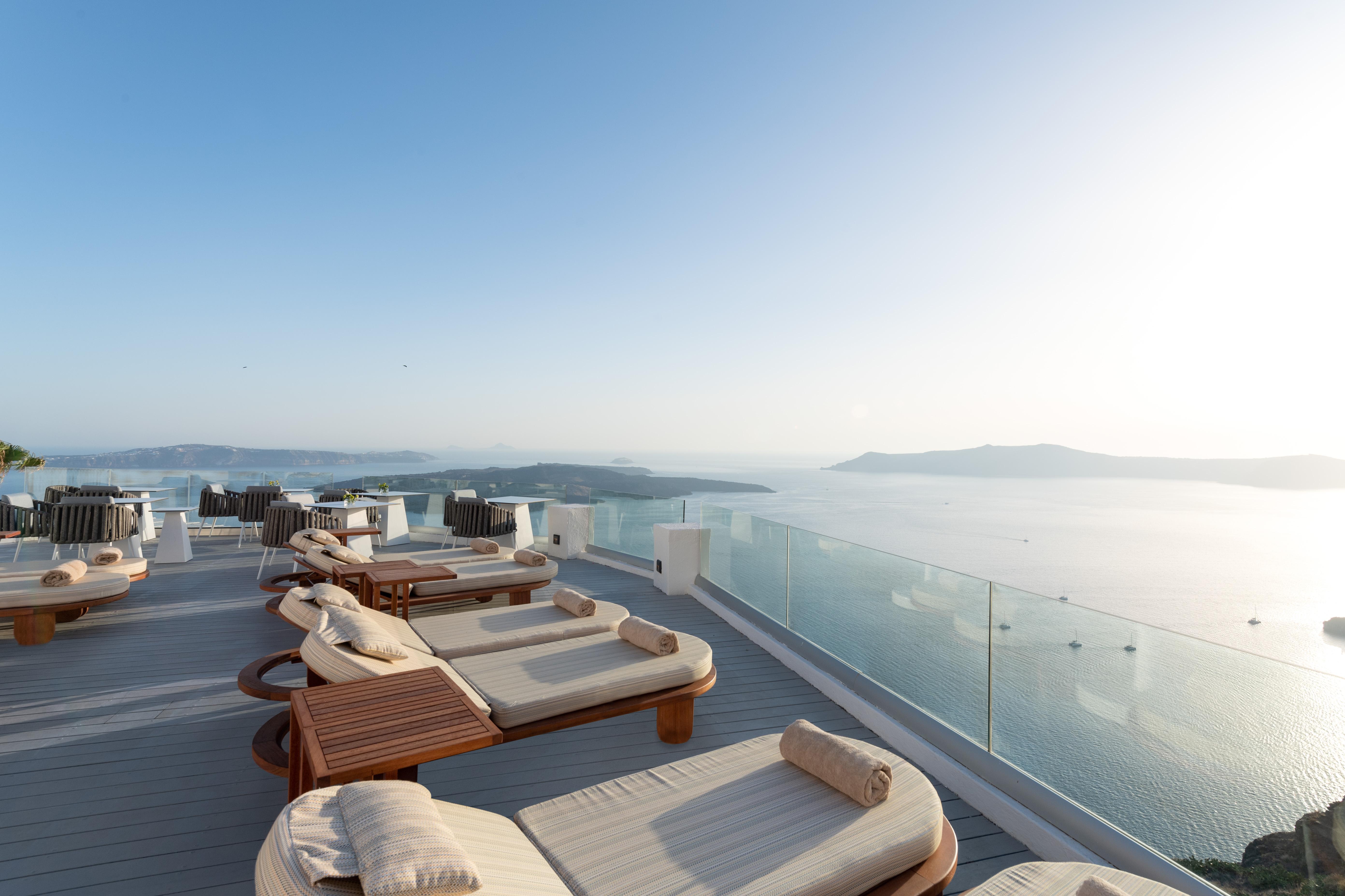 Sun Rocks Boutique Hotel (Adults Only) Firostefani Bagian luar foto