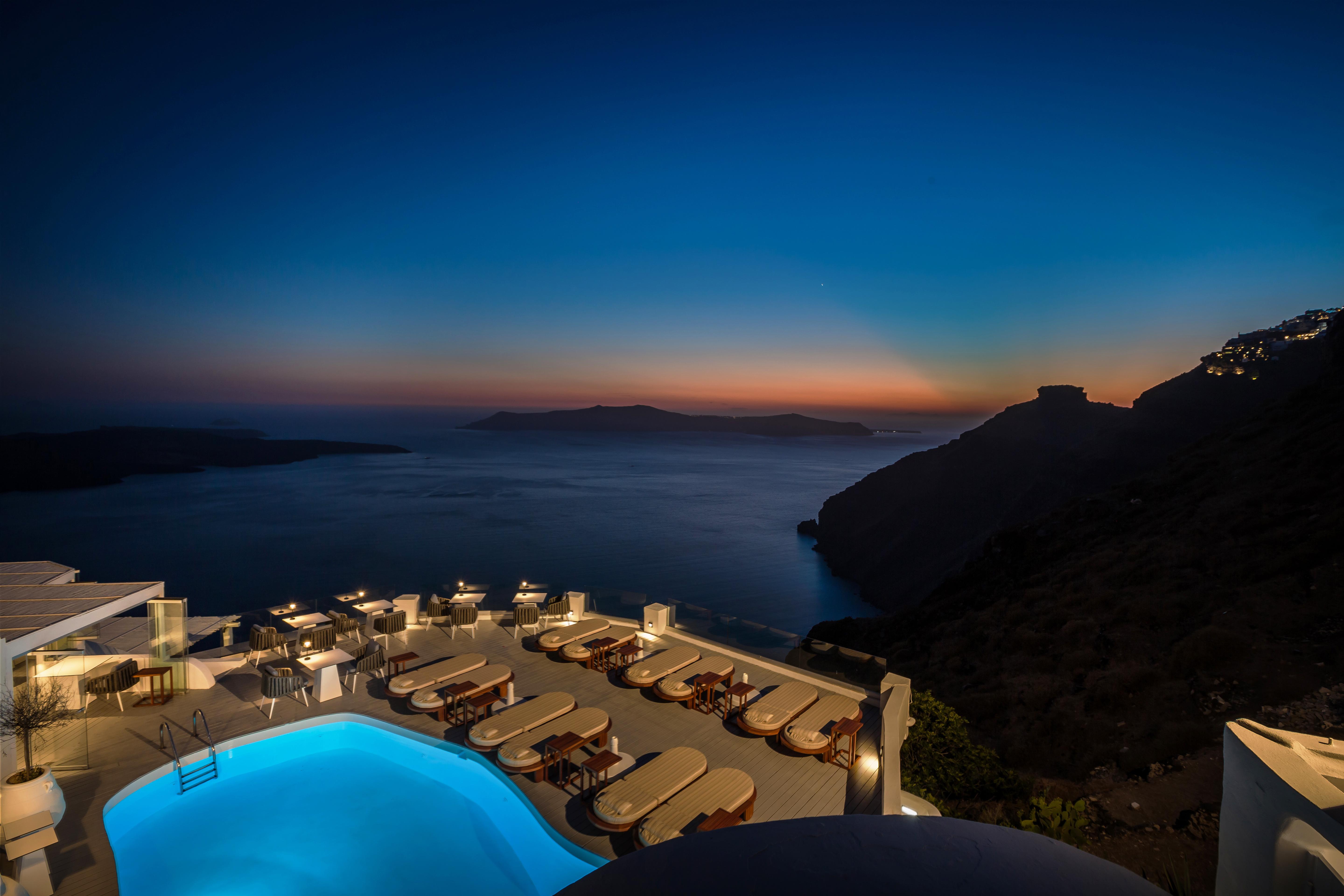 Sun Rocks Boutique Hotel (Adults Only) Firostefani Bagian luar foto
