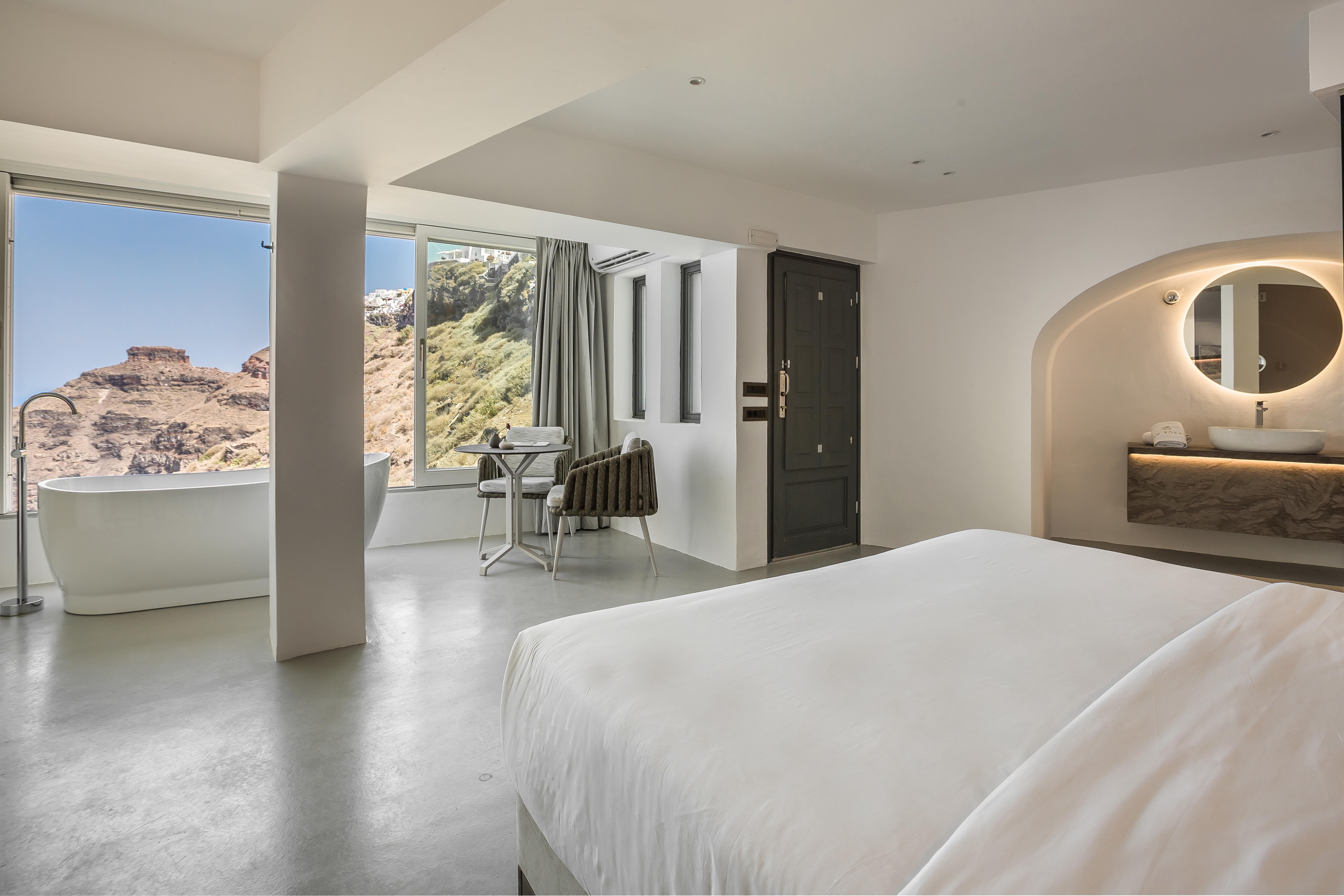 Sun Rocks Boutique Hotel (Adults Only) Firostefani Bagian luar foto