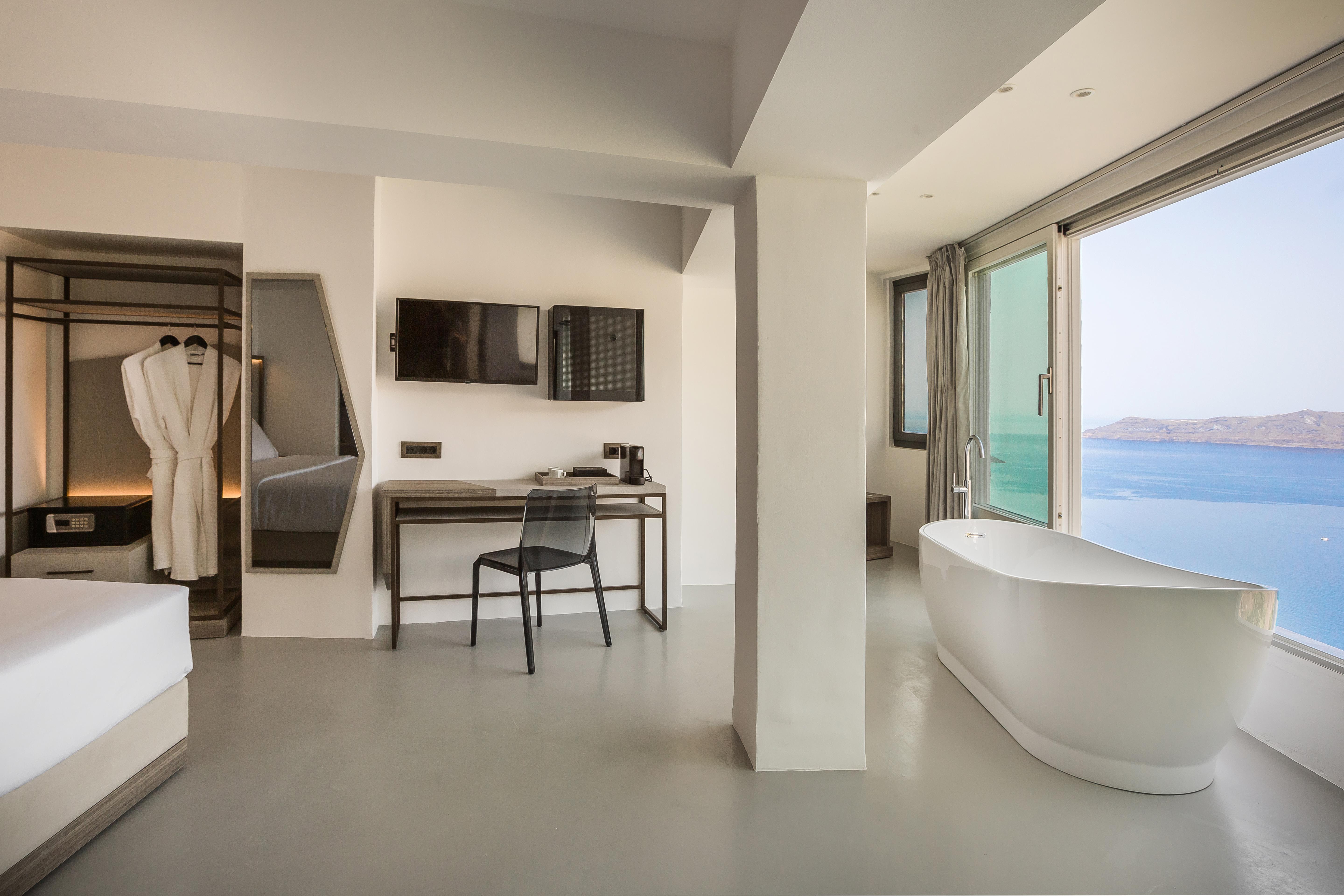Sun Rocks Boutique Hotel (Adults Only) Firostefani Bagian luar foto