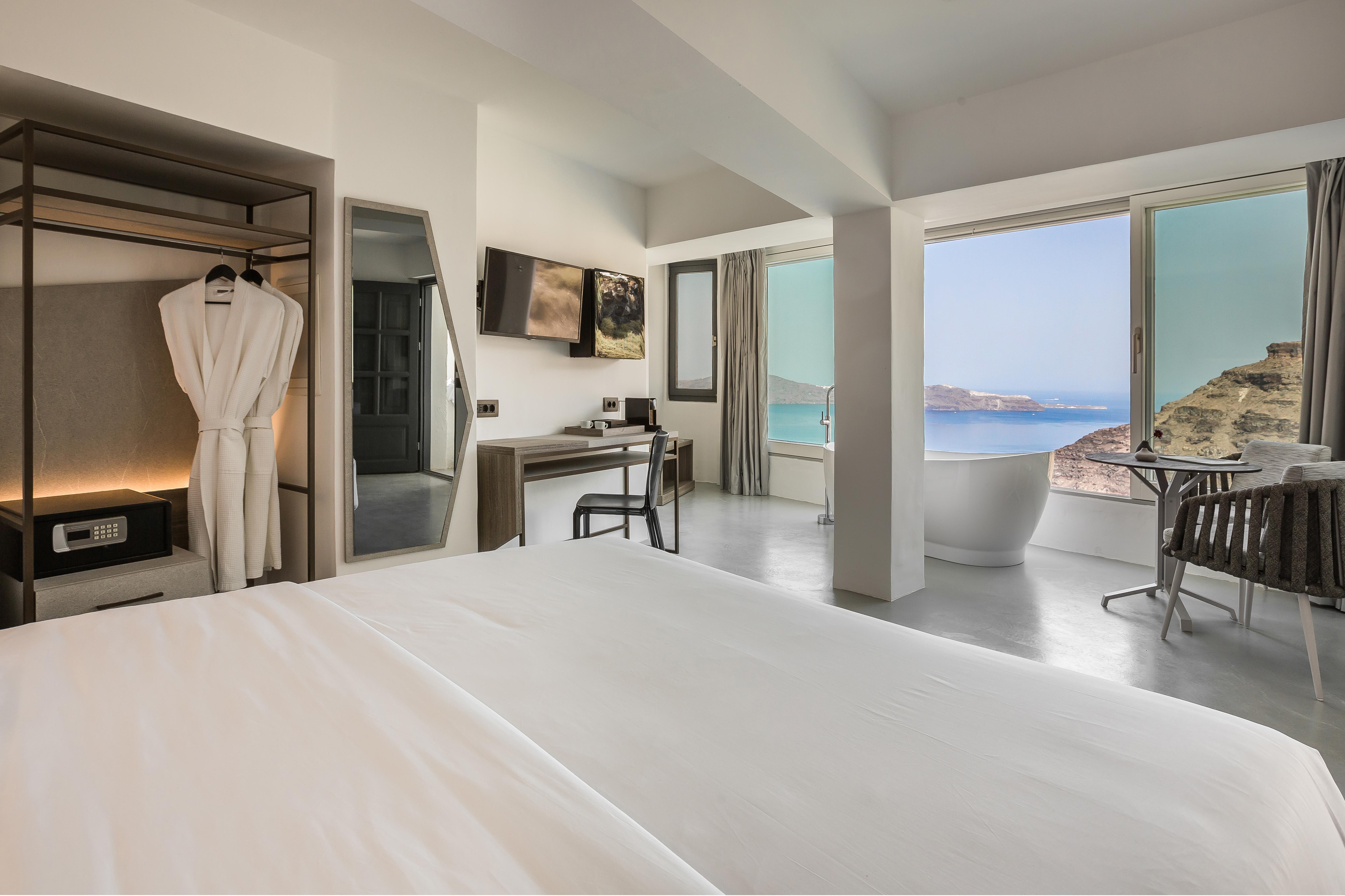 Sun Rocks Boutique Hotel (Adults Only) Firostefani Bagian luar foto