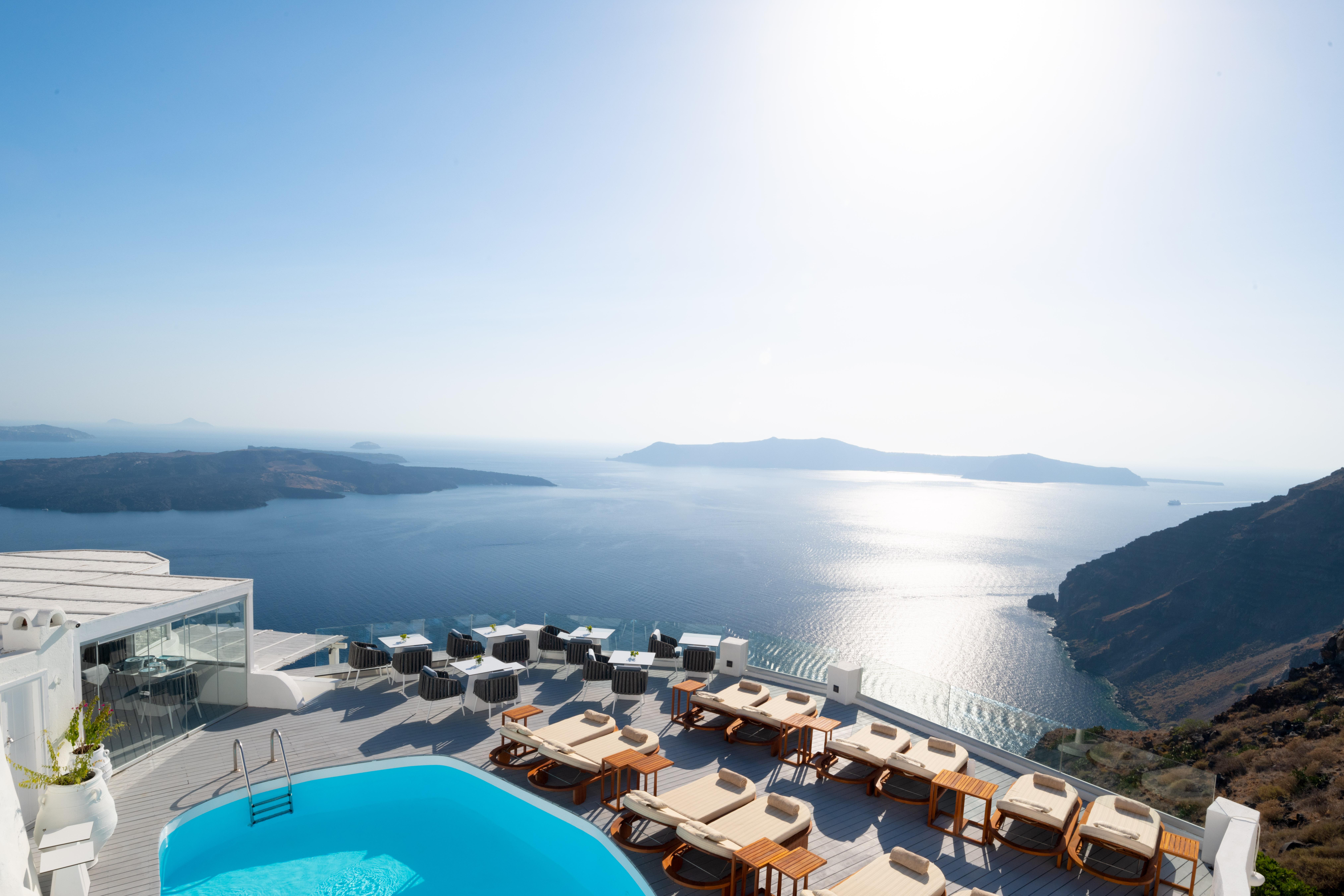 Sun Rocks Boutique Hotel (Adults Only) Firostefani Bagian luar foto