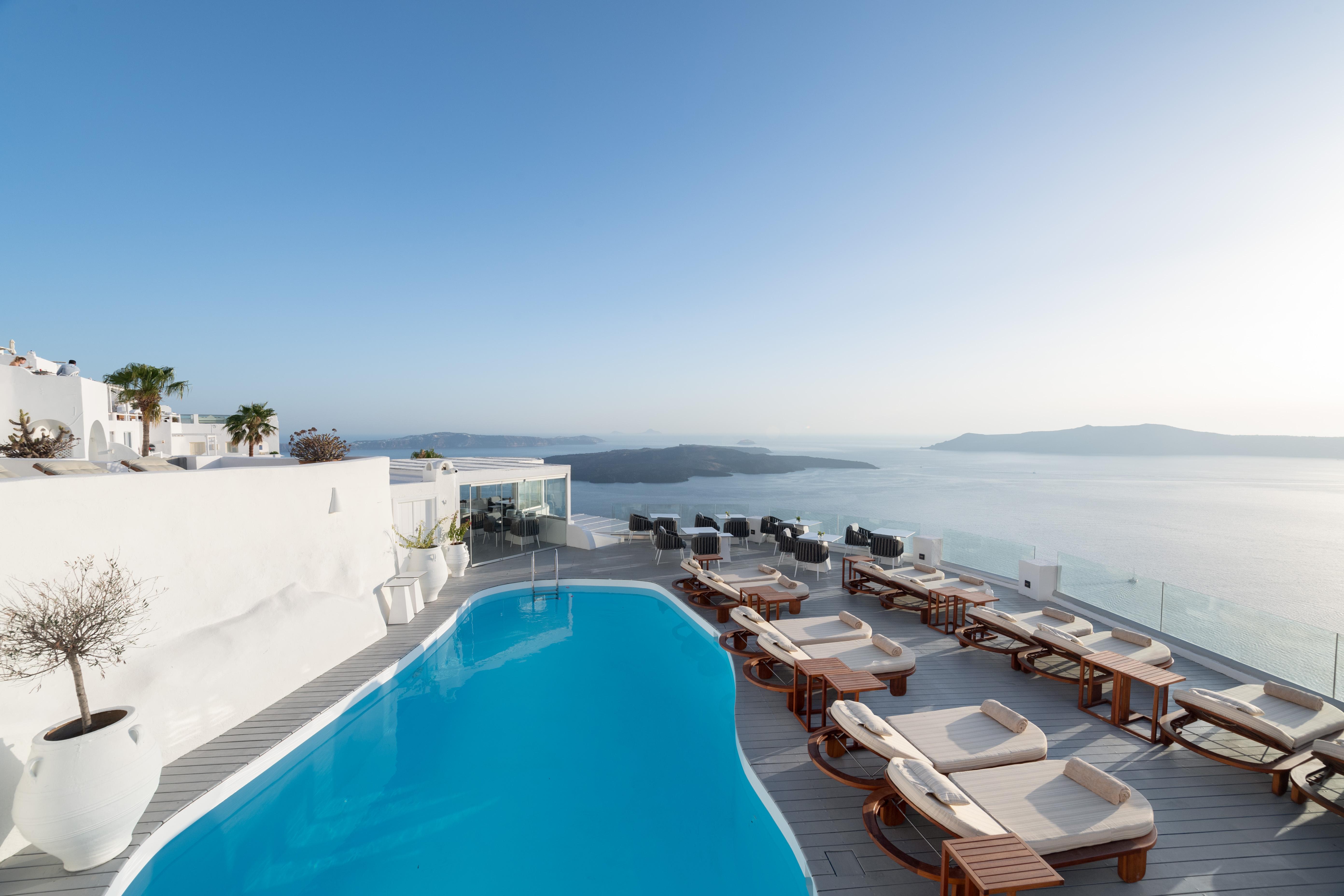 Sun Rocks Boutique Hotel (Adults Only) Firostefani Bagian luar foto
