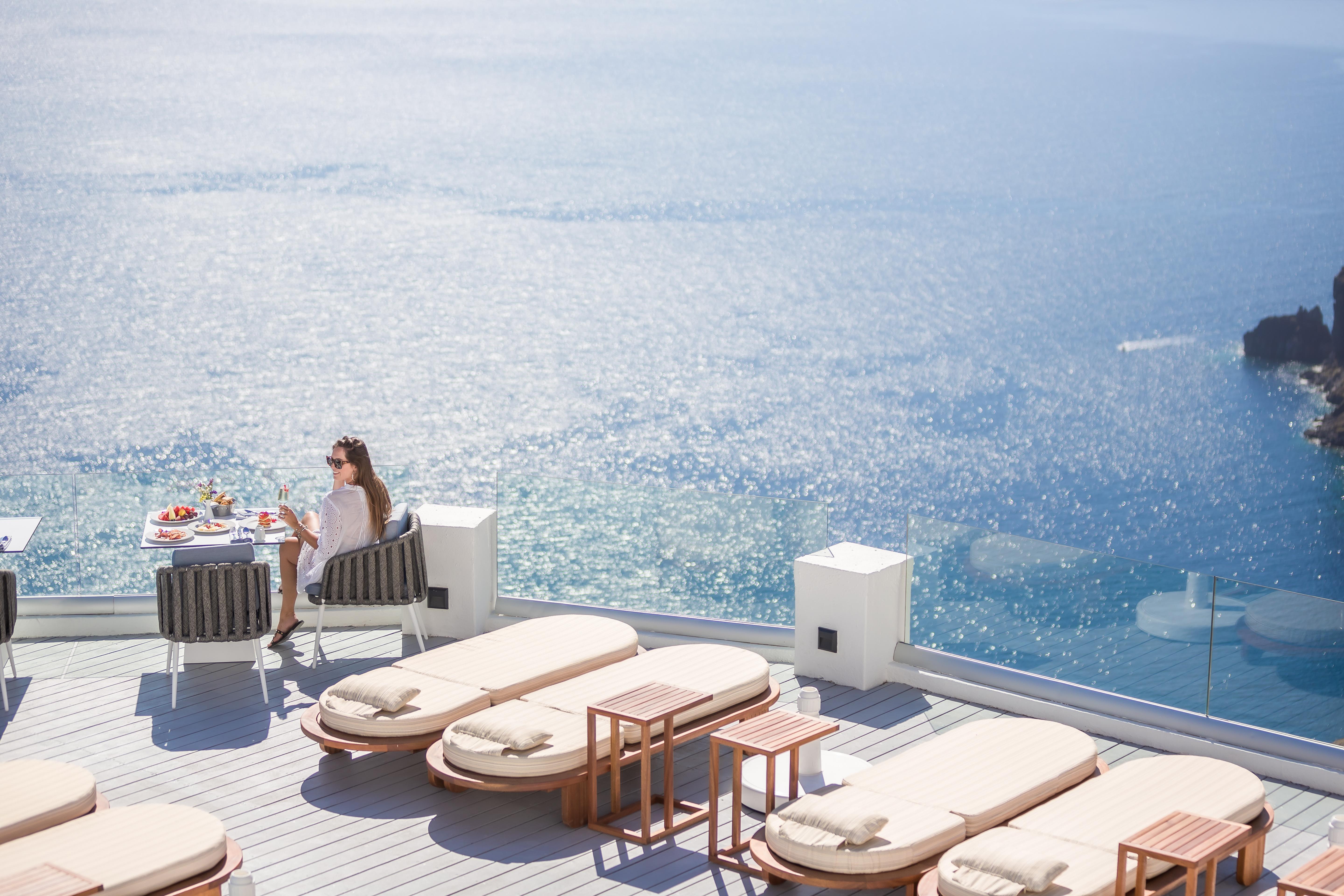 Sun Rocks Boutique Hotel (Adults Only) Firostefani Bagian luar foto